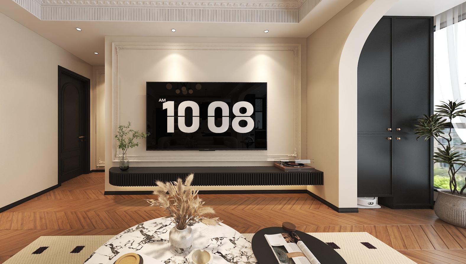 建发·央玺105㎡ 法式复古奶油风